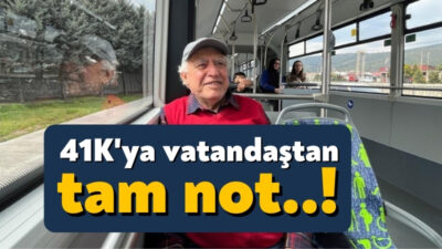 Kocaeli'de hizmete alınan 41K numaralı hat, vatandaşların hayatını kolaylaştırırken, zamandan