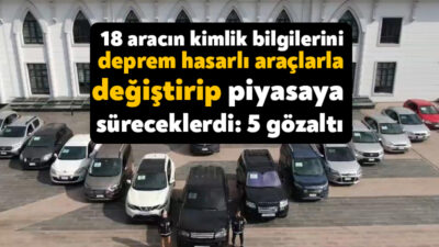 Kocaeli ve İstanbul’da eş zamanlı düzenlenen ‘change oto’ operasyonunda Kahramanmaraşlı