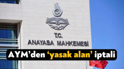 Anayasa Mahkemesi, Resmi Gazete’de yayımlanan kararla birlikte 63 Sayılı Cumhurbaşkanı
