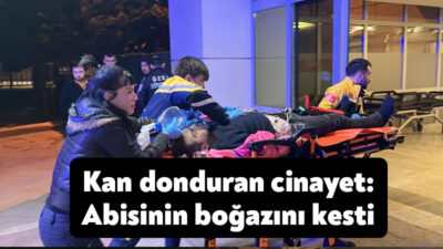 Kocaeli'nin İzmit ilçesinde bir şahıs, abisini bıçakla boğazından keserek öldürdü.