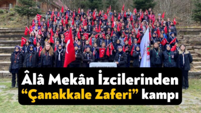 Başiskele Belediyesi Âlâ Mekan İzcilik Kulübü üyeleri, 18 Mart Çanakkale
