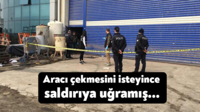 Kocaeli'nin Körfez ilçesinde iş yeri sahibinin oğlu Ü.T. tarafından tabanca