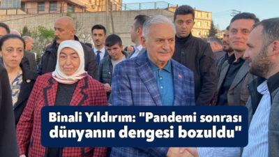 Kocaeli'de katıldığı iftar programında pandemi sonrasında dünyanın dengesinin bozulduğunu belirten