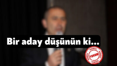 Bir aday düşünün ki, "Kazanma ihtimalinin olmadığını" ima edecek kadar