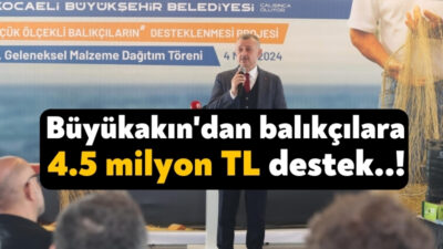 Büyükşehir, Küçük Ölçekli Balıkçıların Desteklenmesi Projesi kapsamında 307 balıkçıya toplamda