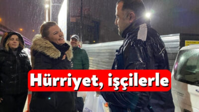 İzmit Belediye Başkanı Fatma Kaplan Hürriyet, işçi ziyaretlerine Kandıra Sapağı