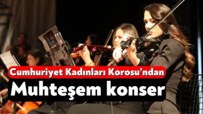 İzmit Belediyesi Kent Orkestrası eşliğinde Marmara Koleji veli ve öğretmenlerinden