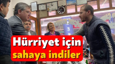 CHP Kocaeli milletvekilleri Harun Özgür Yıldızlı ve Muhip Kanko bugün