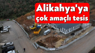 İzmit Alikahya Fatih Mahallesi'nde yapılan tesiste çalışmalar sürüyor. 2 bin