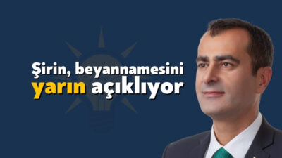 AK Parti Derince Belediye Başkan Adayı İbrahim Şirin, beyannamesini yarın
