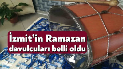 Ramazan ayı boyunca İzmitlileri sahura kaldıracak davulcular belli oldu. Davul