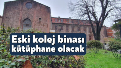 İzmit kent merkezinde yer alan Eski Fransız Koleji binası da