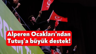 Kocaeli Kongre Merkezi’nde seçim beyannamesi sunumunu gerçekleştiren Muharrem Tutuş’a en