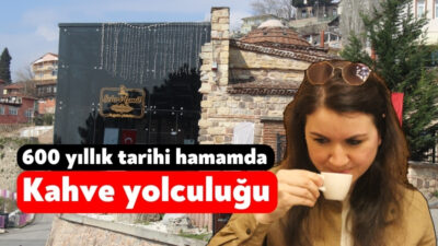 Kocaeli'nin İzmit ilçesinde antika mangal, geleneksel cezve ve fincanlar ile