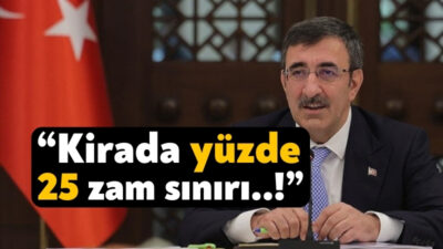 Cumhurbaşkanı Yardımcısı Cevdet Yılmaz, konut kiralarında yüzde 25 zam sınırına