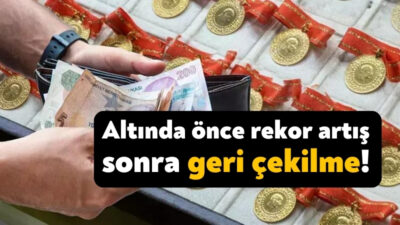 Altın piyasasında bir haftadır hızlı bir yükseliş sürerken, bu sabah