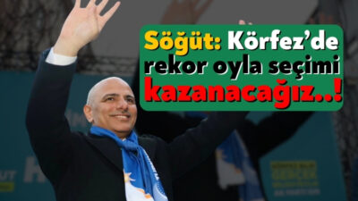 AK Parti’nin Körfez Güney Mahallesi Seçim İrtibat Bürosu açılışı, adeta