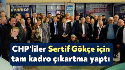 CHP Derince Belediye Başkanı adayı Avukat Sertif Gökçe, bir önceki