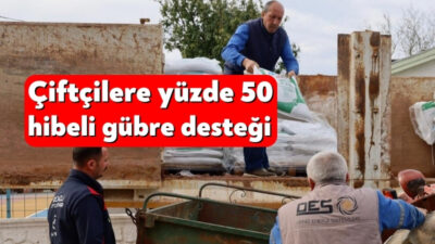 Büyükşehir Belediyesi, meyve ve sebze yetiştiricilerine yüzde 50 hibeli organomineral