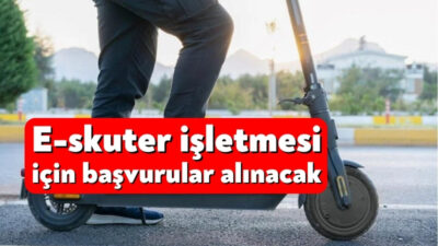 Kocaeli Büyükşehir Belediyesi, e-skuter işletmesi yapacak firmalardan başvuruları almaya başlayacak