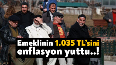 Emekli aylığının satın alma gücü 2 ayda 1.035 lira birden