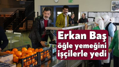 Gebze'de seçim çalışmalarına start veren, işçiler ve sendikalarla bir araya