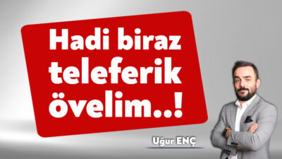 Kartepe Teleferiği bugün açıldı. Teleferiğe ilk binenlerden biri de bendim.