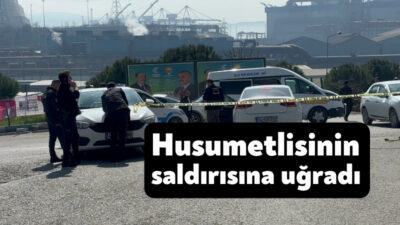 Kocaeli'nin Dilovası ilçesinde otomobilinden indiği esnada husumetlisinin tabancalı saldırısına uğrayan
