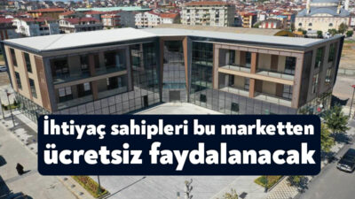 Darıca'da ihtiyaç sahibi ailelerin gıda ihtiyaçlarını ücretsiz olarak karşılayabilecekleri sosyal