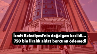 Belsa Plaza içerisinde yer alan İzmit Belediyesi’nin aidatlarını iki aydır
