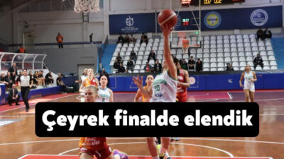 Kadınlar Basketbol Süper Ligi Play-Off Çeyrek Finali 3. maçında İzmit
