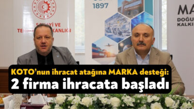 Kocaeli Ticaret Odası’nın, Doğu Marmara Kalkınma Ajansı (MARKA) destekleriyle hayata