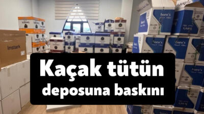 Kocaeli’nin Gölcük ilçesine polis ekipleri tarafından bir depo ve iş