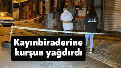 Kocaeli'nin İzmit ilçesinde bir şahıs kayınbiraderine cadde ortasında tabancayla ateş