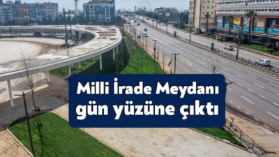 Milli İrade Meydanı projesinde çalışmalar tüm hızıyla devam ediyor. Meydan