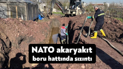 Kocaeli'nin Kartepe ilçesinde yol çalışması yapıldığı esnada Kuzey Atlantik Antlaşması