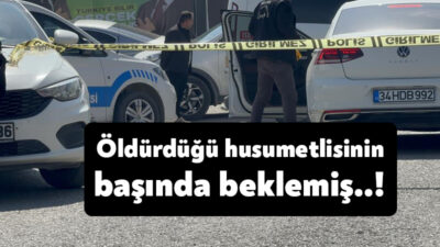 Kocaeli'nin Dilovası ilçesinde husumetlisini vuran şüphelinin, cinayetin ardından tabanca ile