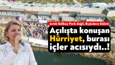 Yenilenen Gölkay Park'ı "100. Yıl Parkı Bıçkıdere Göleti" ismiyle yeniden