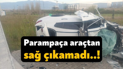 İzmit Kuzey Gişeleri'nde meydana gelen kazada sürücü can verdi!