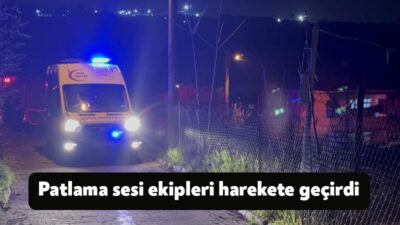 Kocaeli’nin Gebze ilçesinde bir iş yerinde duyulan patlama sesi ekipleri