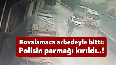 Kocaeli'nin Körfez ilçesinde polisin "dur" ihtarına uymayan tır şoförü, kovalamaca