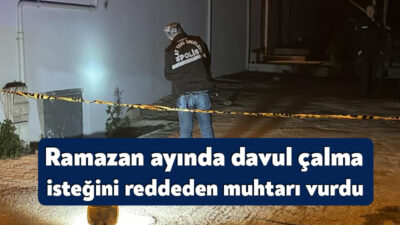 Kocaeli’nin Körfez ilçesinde bir şahıs, ramazan ayında davul çalma isteğini