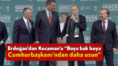 Seçim öncesi son mitingini Kocaeli'de gerçekleştiren Cumhurbaşkanı Recep Tayyip Erdoğan,