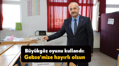 Gebze Belediye Başkanı ve Cumhur İttifakı Gebze Belediye Başkan Adayı