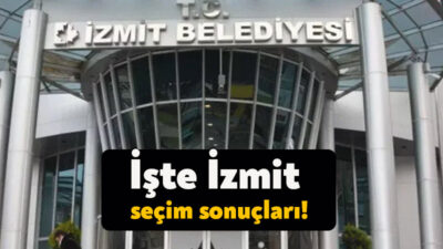 Sandıkların sayımı sürüyor. İzmit'ten ilk sonuçlar gelmeye başladı. İşte ilk