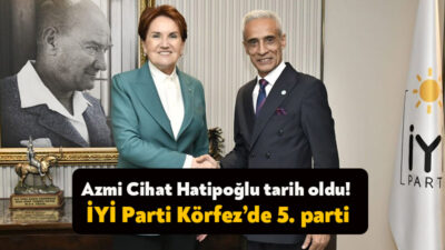 Azmi Cihat Hatipoğlu’nun adaylığı ile İYİ Parti Körfez’de dibi gördü.