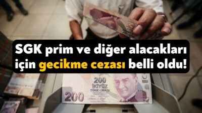 Resmi Gazete'de bugün yayımlanan Cumhurbaşkanı kararına göre, SGK prim ve