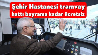 Kocaeli Şehir Hastanesi Tramvay Hattı Projesi tamamlandı, deneme sürüşleri bitti