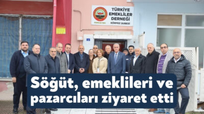 Körfez Belediye Başkanı Şener Söğüt, STK ziyaretleri kapsamında Emekliler Derneği’ni