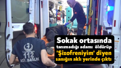 Kocaeli'de hiç tanımadığı kişiyi sokak ortasında defalarca bıçaklayarak öldüren ve